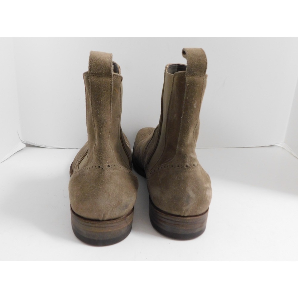 YSL Yves Saint Laurent Beige Suede Ankle Boots sz 42 - Picture 5 of 6